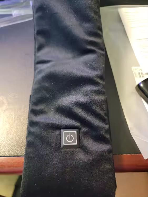 Customer photo review of Electric Heated Scarf – USB Washable Thermal Neck Warmer