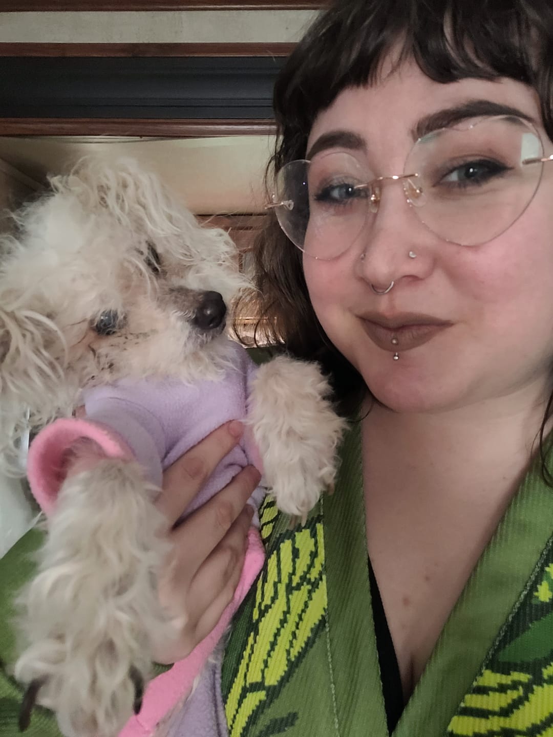Customer photo review of Lovie Eyeglasses