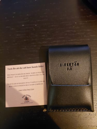 Customer photo review of Slimmad plånbok i äkta läder