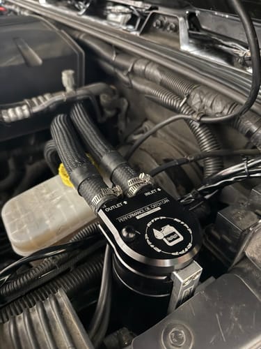 Customer photo review of 2012-2018 Jeep Wrangler 3.6L JK Catch Can Kit