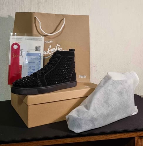 Customer photo review of Cristian Louboutin Spikes Top