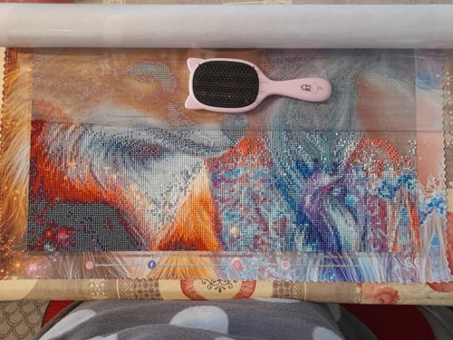 Customer photo review of 5D Diamond Painting – Feya & der funkelnde Fuchs