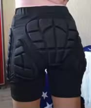 Customer photo review of 3D Polster-Shorts – Hüftschutz für Ski, Snowboard & Skate