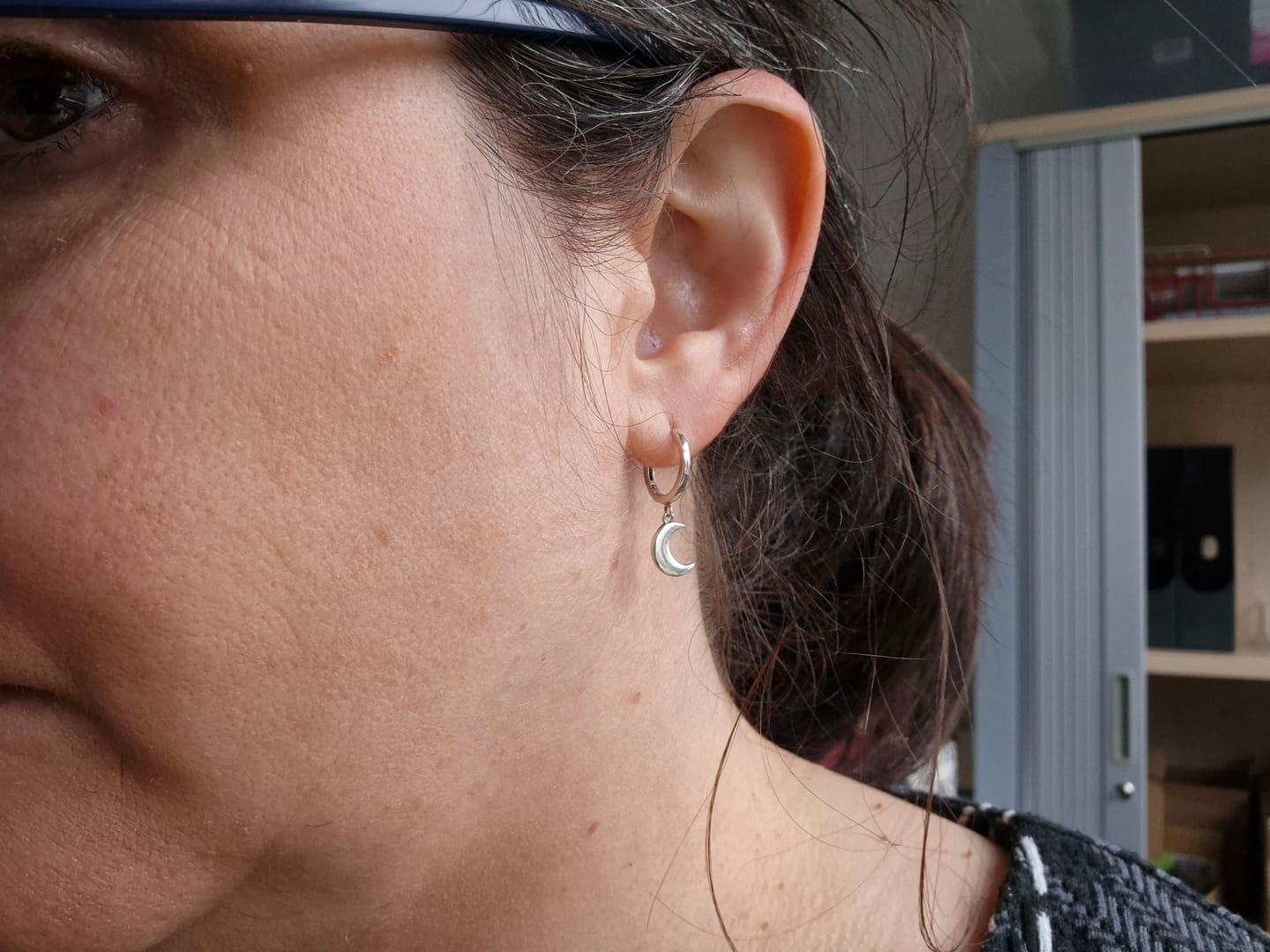 Customer photo review of Night Earrings
