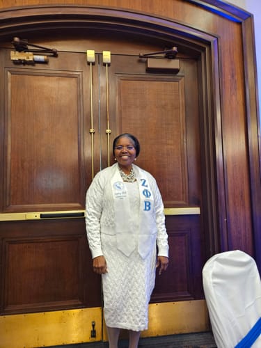 Customer photo review of The Power Knit Dress Set WHITE-  pre order -ZETA ONLY