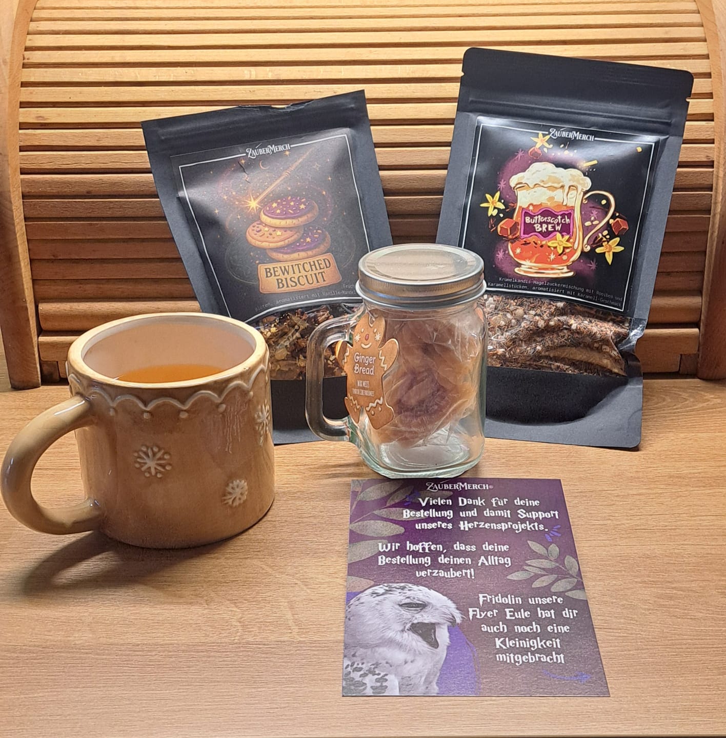 Customer photo review of Bewitched Biscuit – Früchtetee mit Vanille-Mandel-Geschmack | Limitierter Herbst Tee