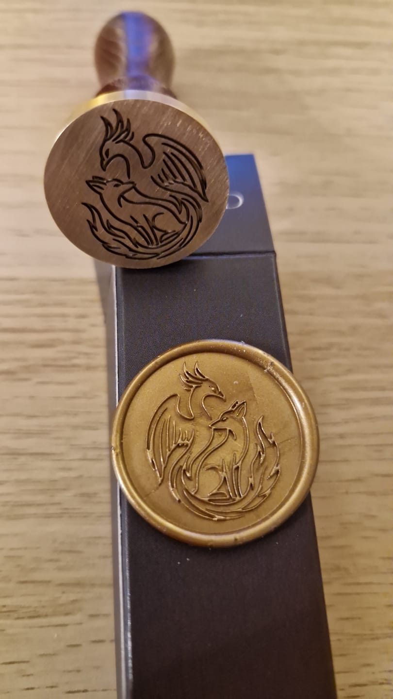 Customer photo review of Siegelstempel mit eigenem Logo