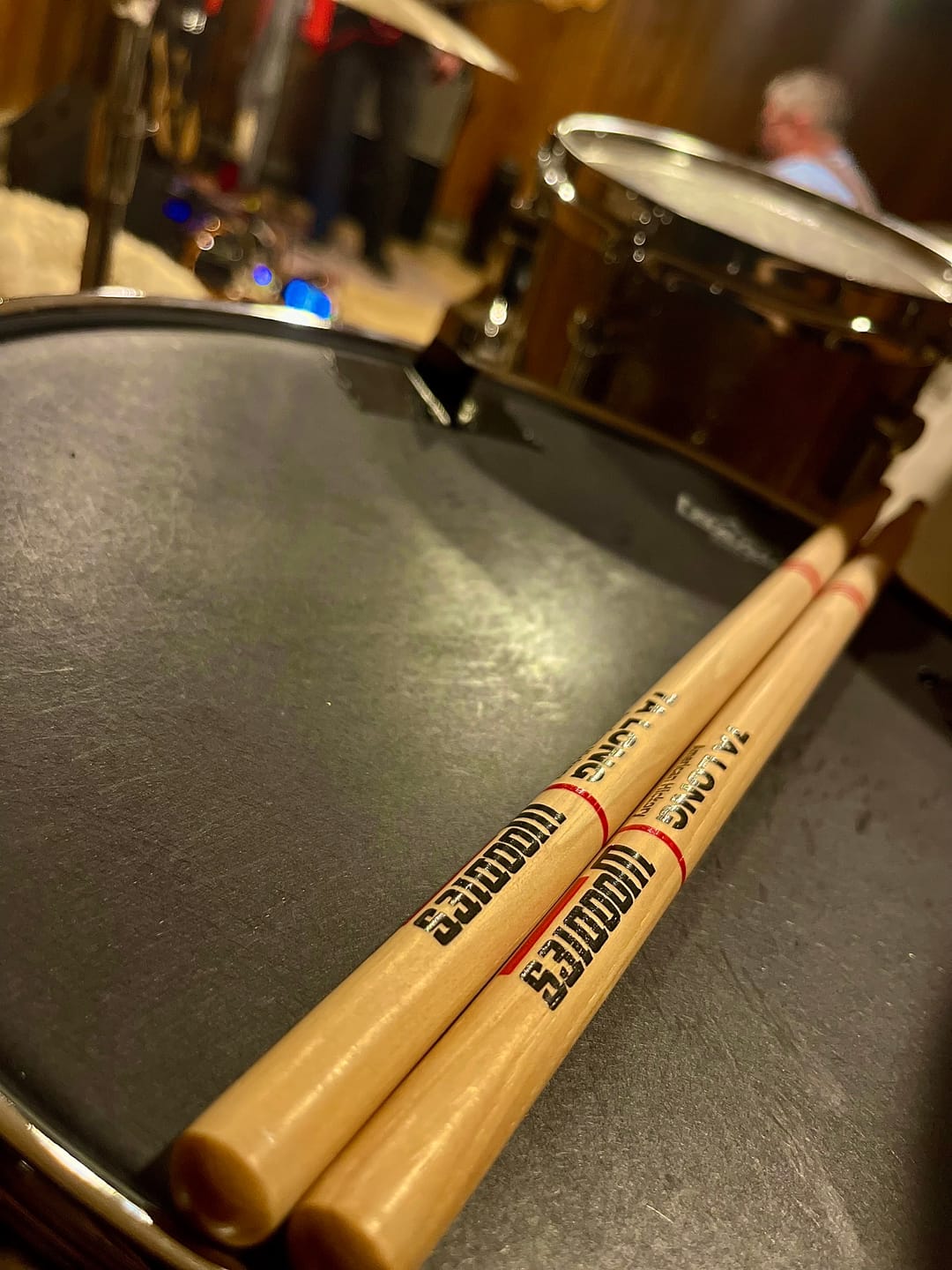 Customer photo review of American Hickory 7A Long Drumsticks