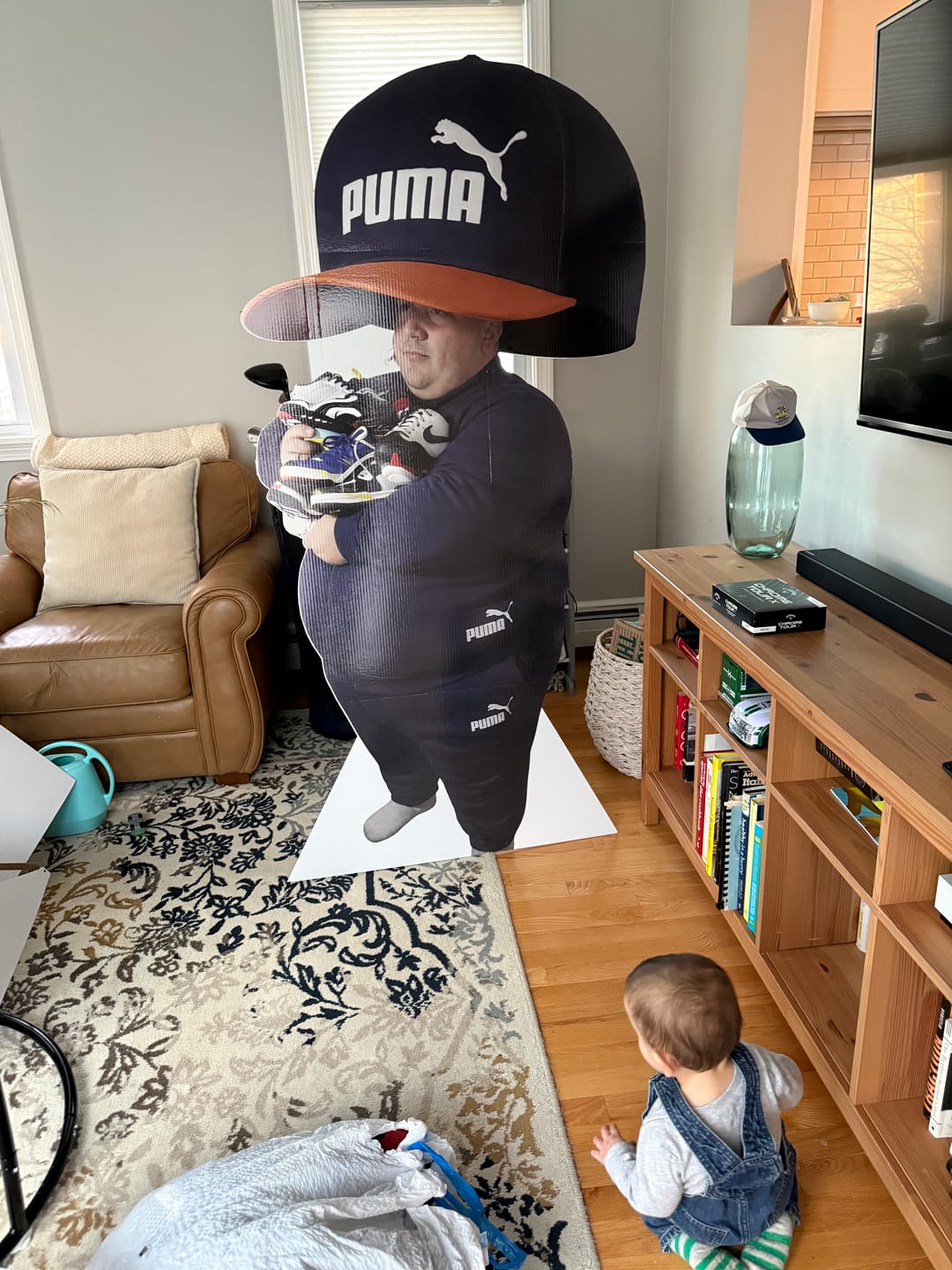Customer photo review of Personalized Cardboard Cutouts | Custom Life Size Cutout