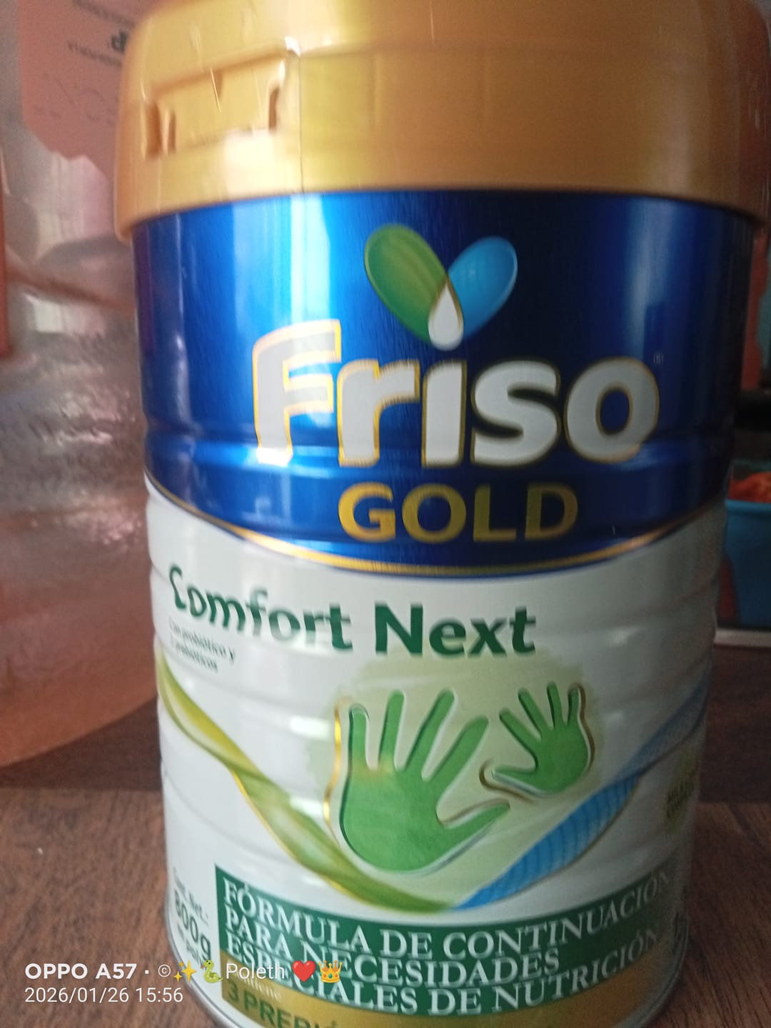 Customer photo review of Friso Gold Comfort Next (1 A 3 Años) Pack C/ 1.2 Kg
