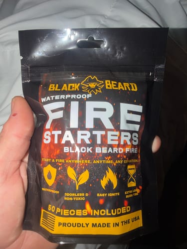 Customer photo review of Fire Plugs - Fire Starter Tinder