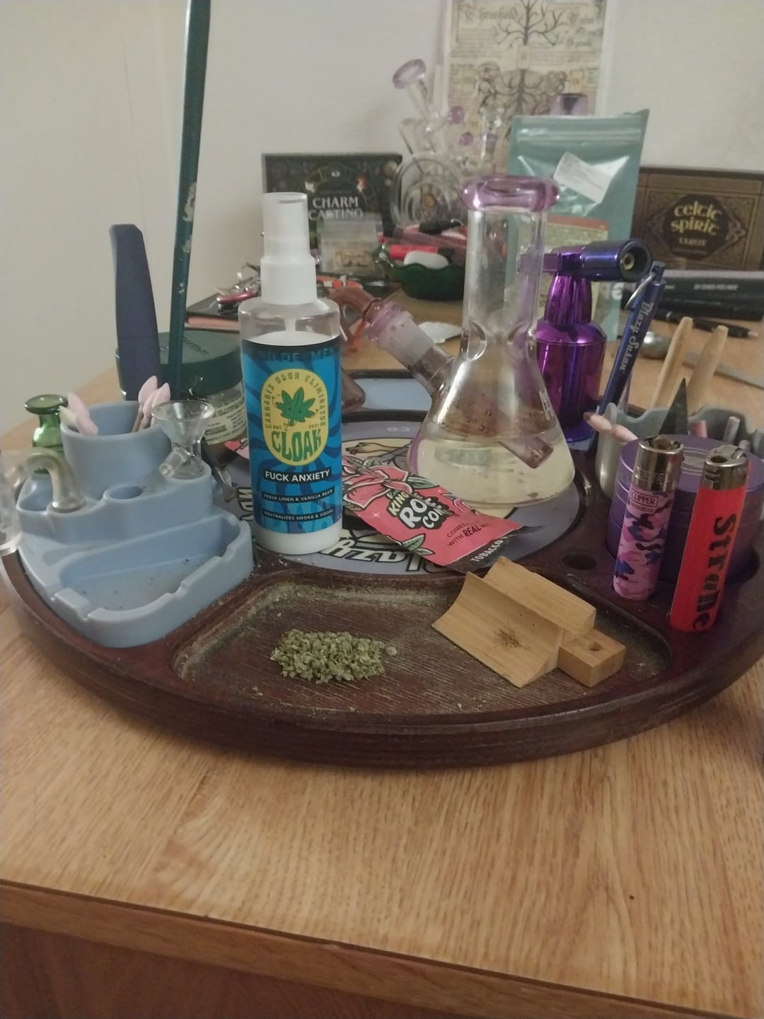 Customer photo review of F*ck Anxiety | Cloak Odor Eliminator