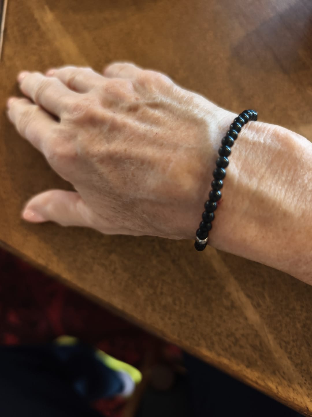 Customer photo review of Obsidian Armband - Perlen