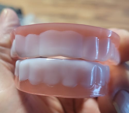Customer photo review of 🦷  Fit Full Functional DenturesMake you more confident-Made in the USA & FDA-Certified