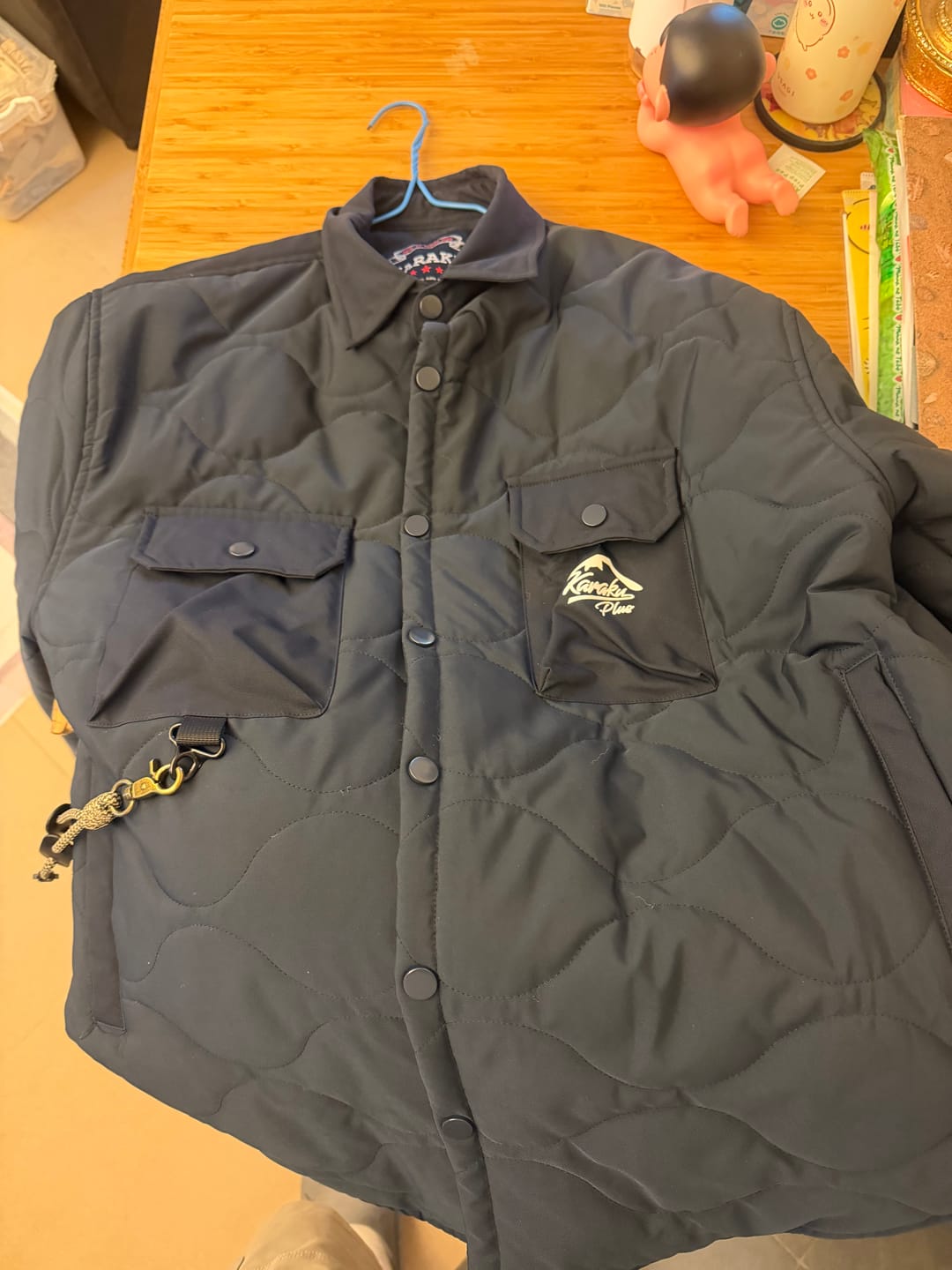 Customer photo review of 機能4ポケット　中綿入りキルティングジャケット