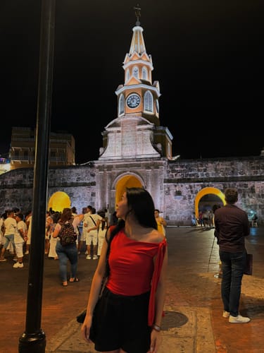 Customer photo review of TOP EMMA ROJO