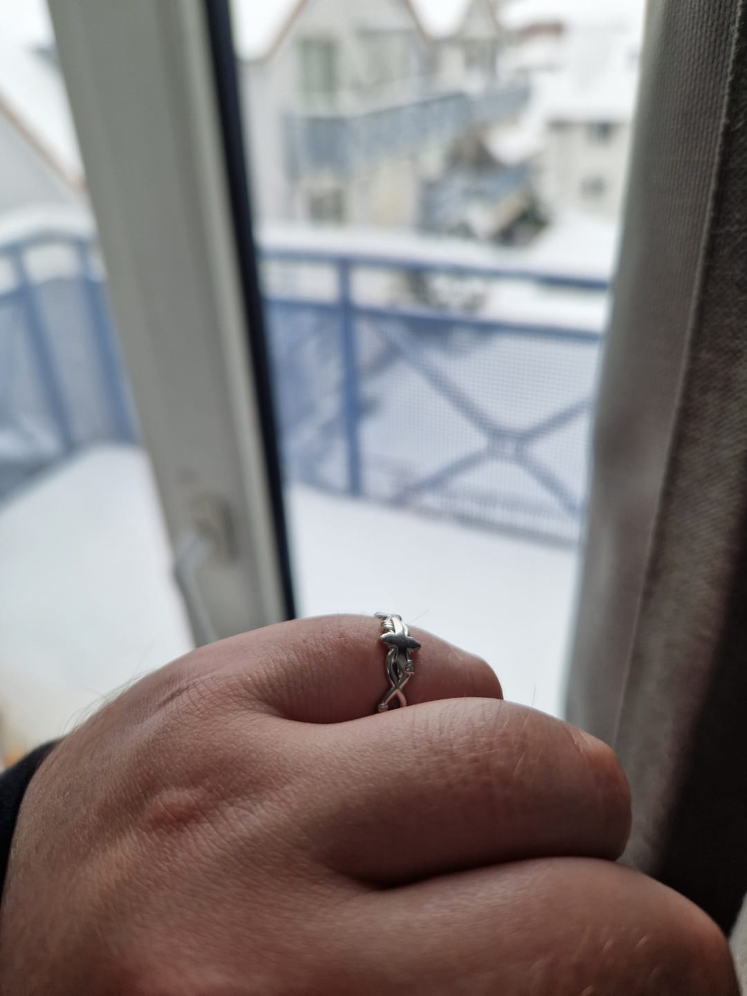 Customer photo review of BARBED WIRE RING