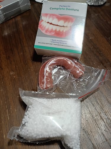 Customer photo review of 🦷  Fit Full Functional DenturesMake you more confident-Made in the USA & FDA-Certified