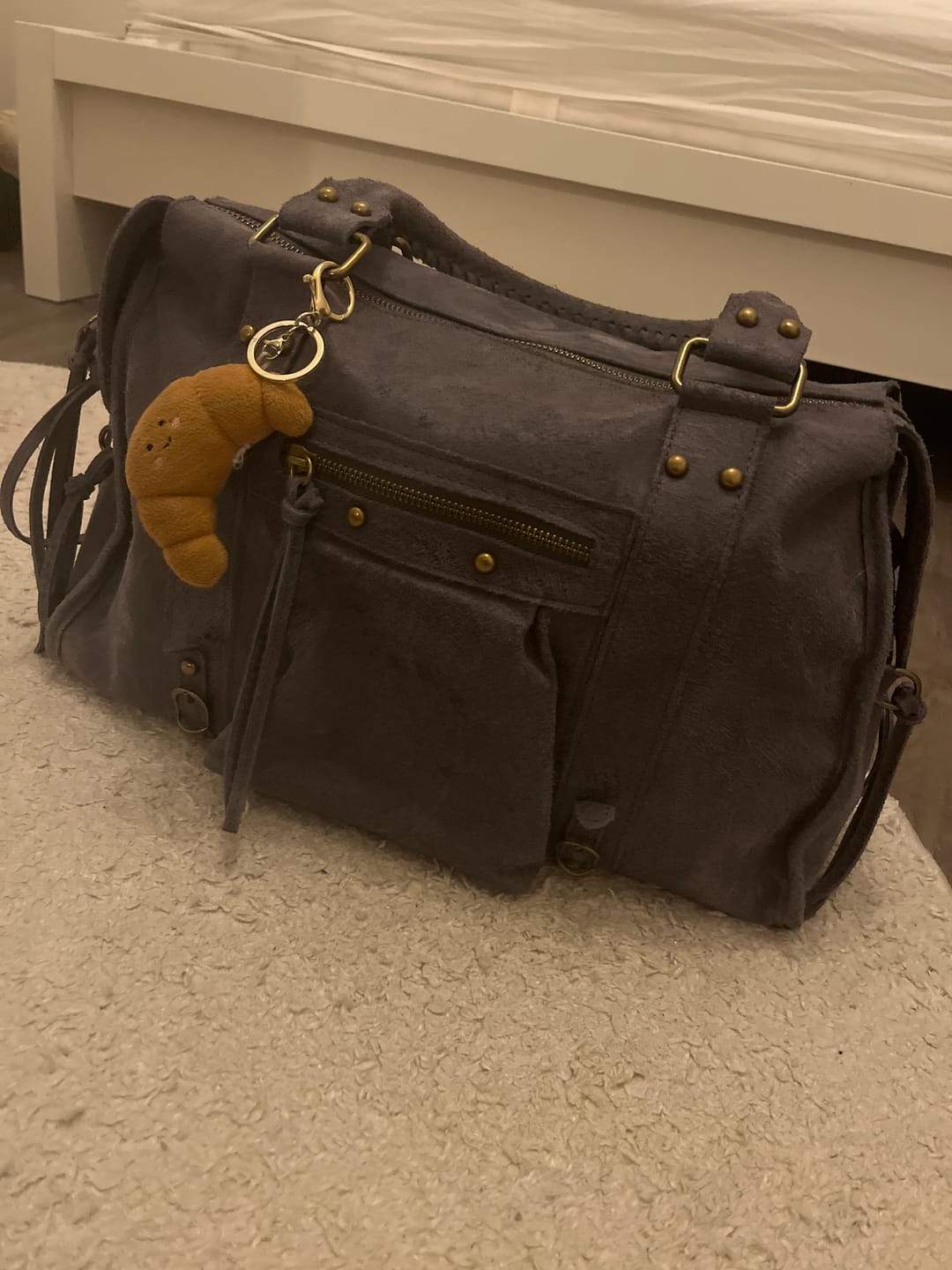 Customer photo review of It girl bag vintage blue