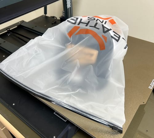 Customer photo review of Richardson 112 Genuine Leather Patch Hats Laser Engraved