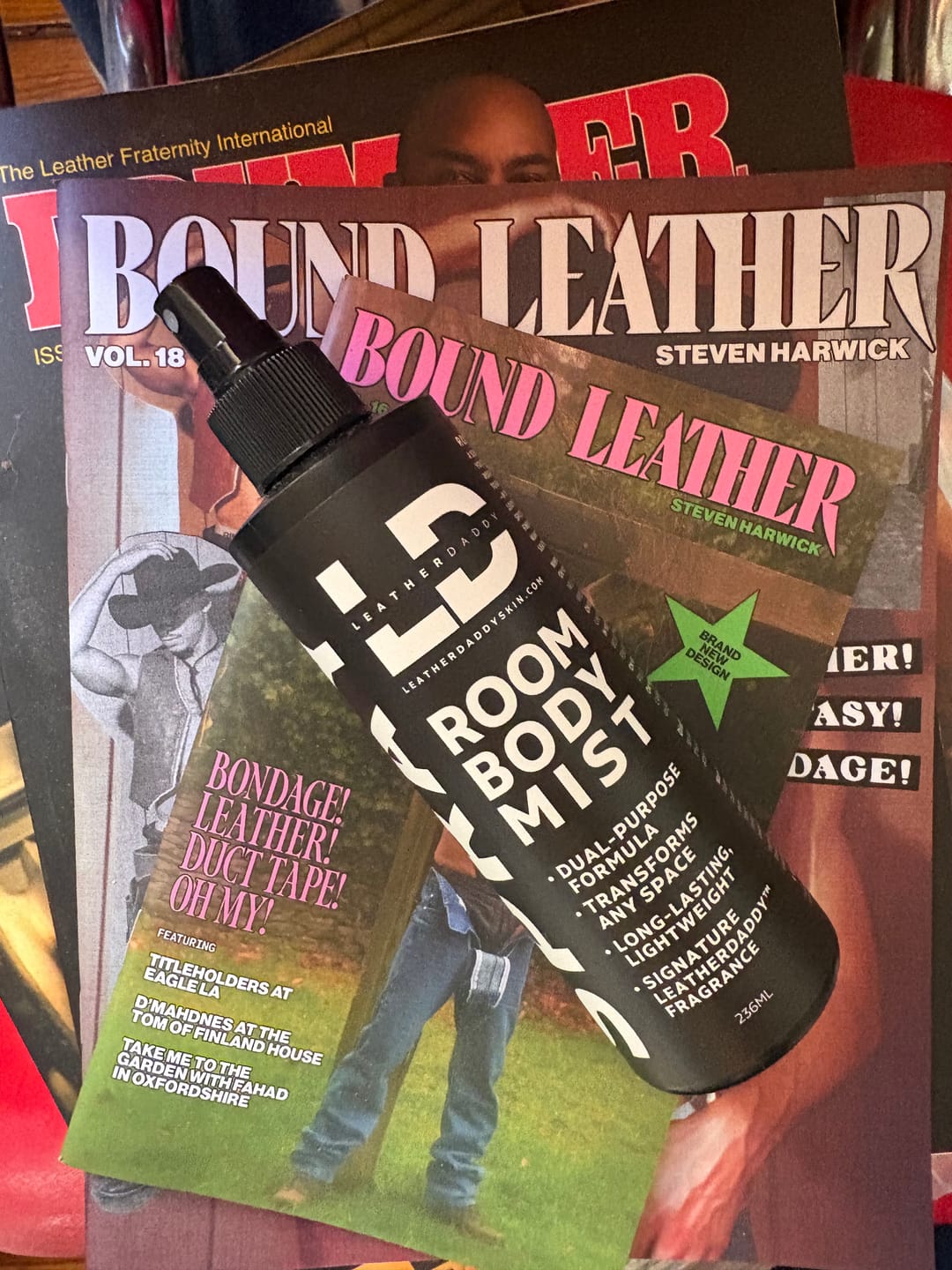 Customer photo review of LeatherDaddy Room & Body Mist - 236ml