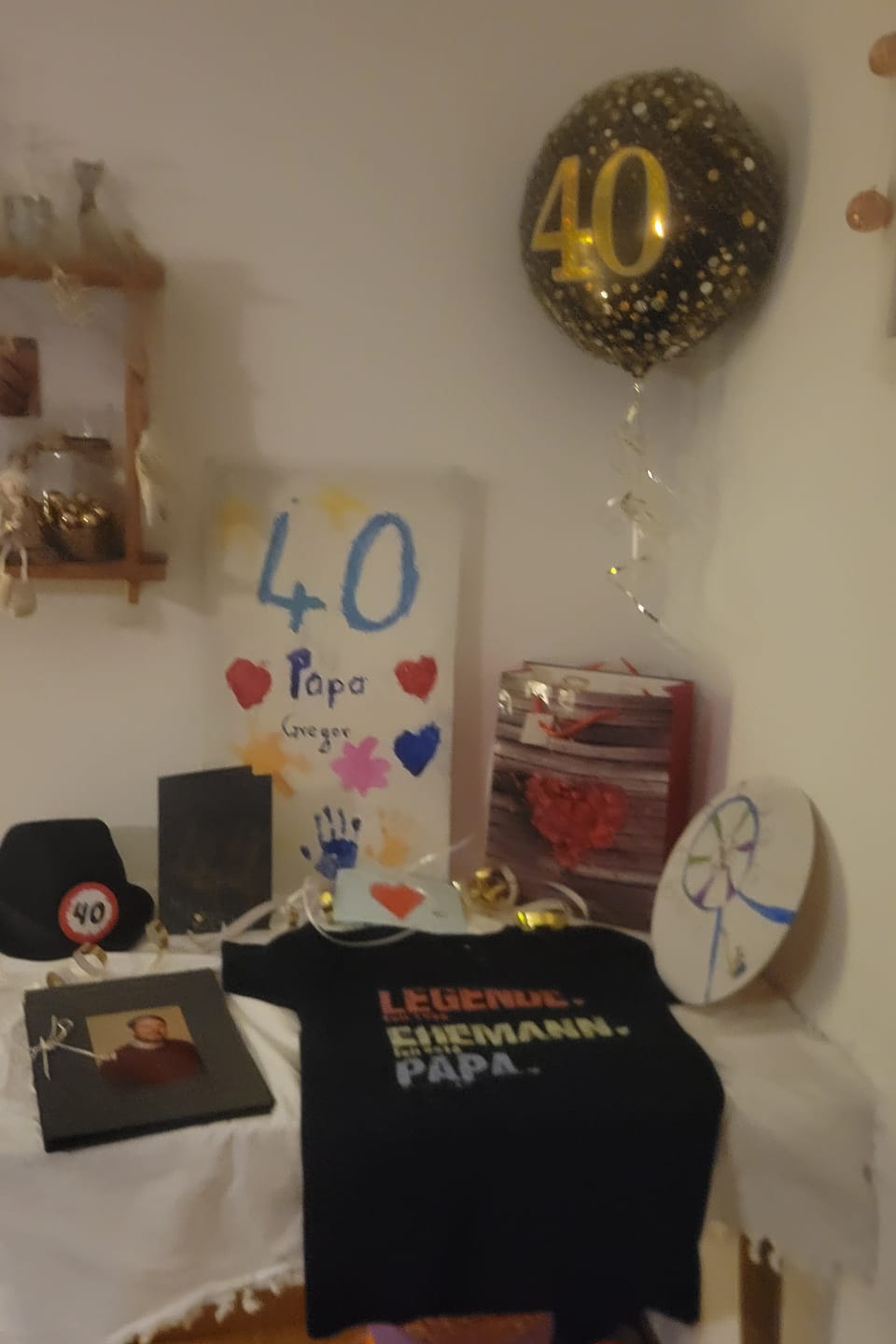 Customer photo review of Legende, Ehemann, Papa und Opa - Personalisiertes T-Shirt für Papa und Opa