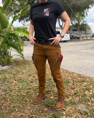 Customer photo review of FX-1 Slim Work Pants Whiskey