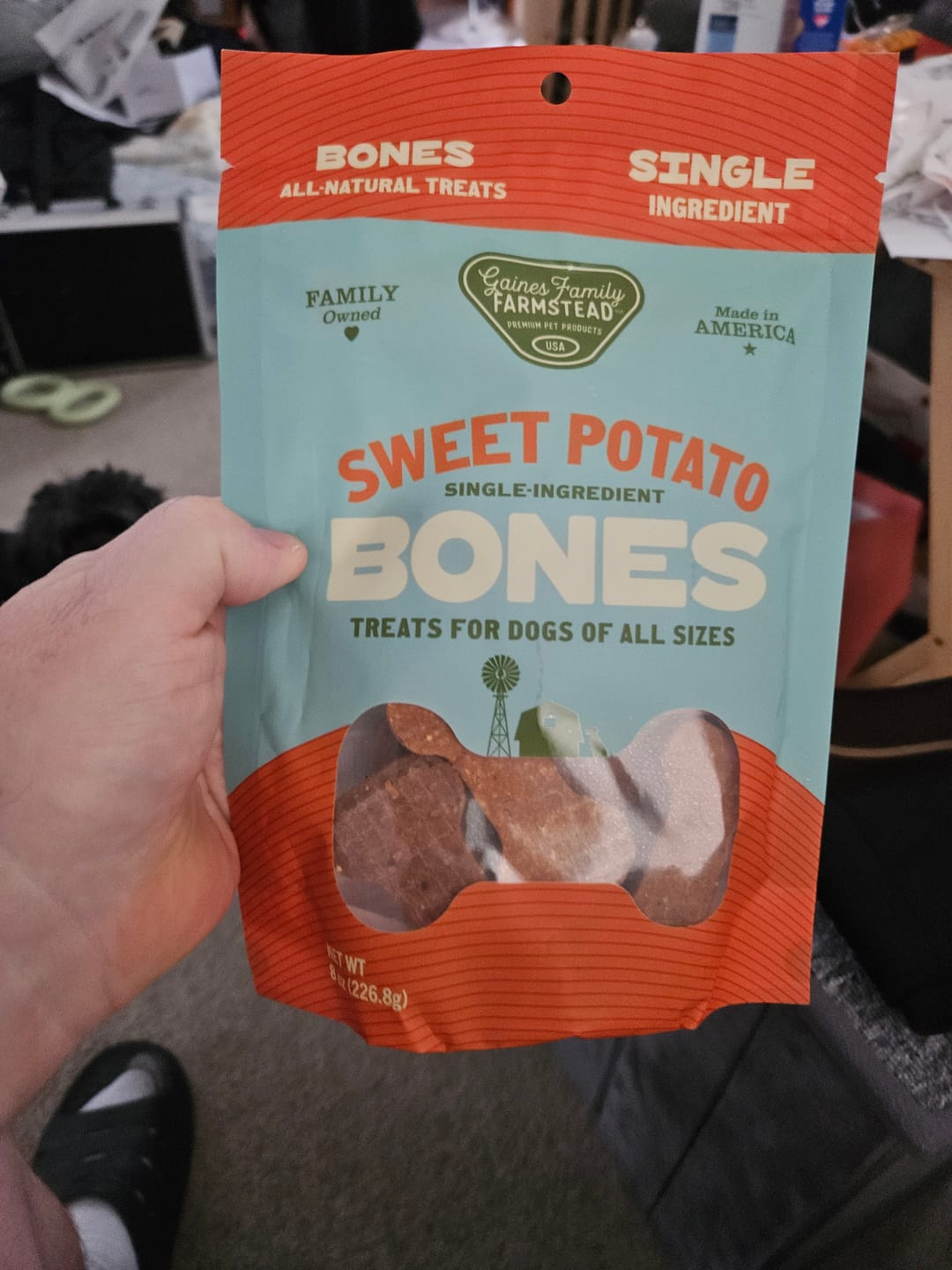 Customer photo review of Sweet Potato Bones