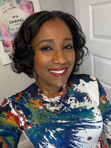 Customer photo review of Trio Set: African Black Soap Hair Growth Shampoo, Hair Growth Oil, and Hair Growth Conditioner