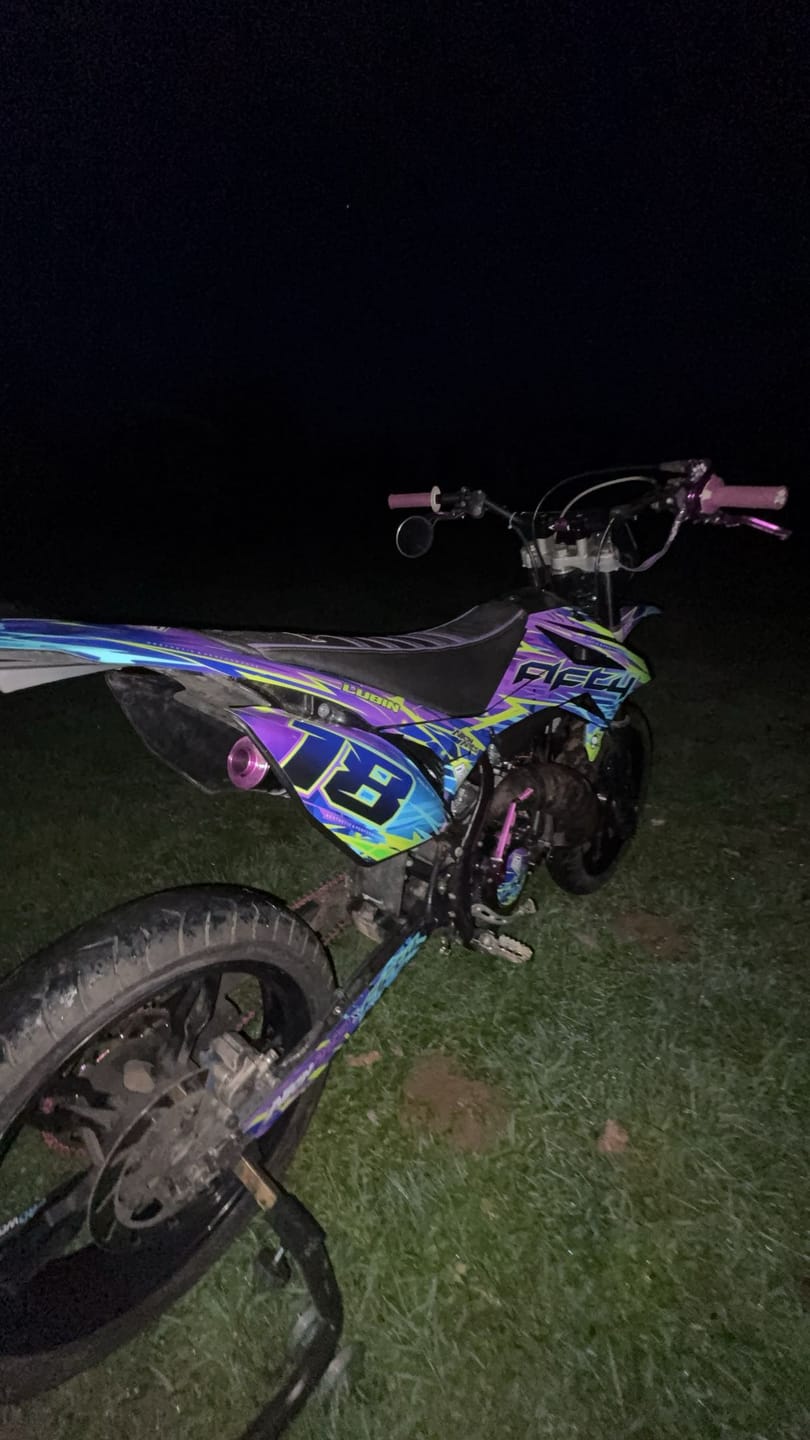 Customer photo review of KIT DECO 50cc FIFTY PURPLE X ALIENARTS