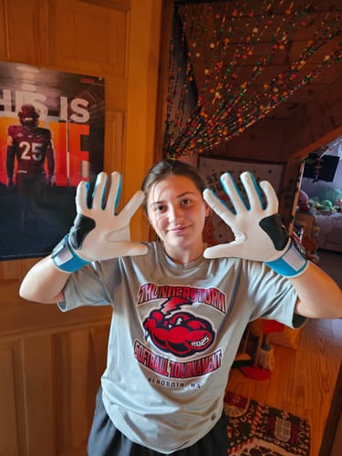 Customer photo review of Blue Raspberry Blast | Strap Cuff