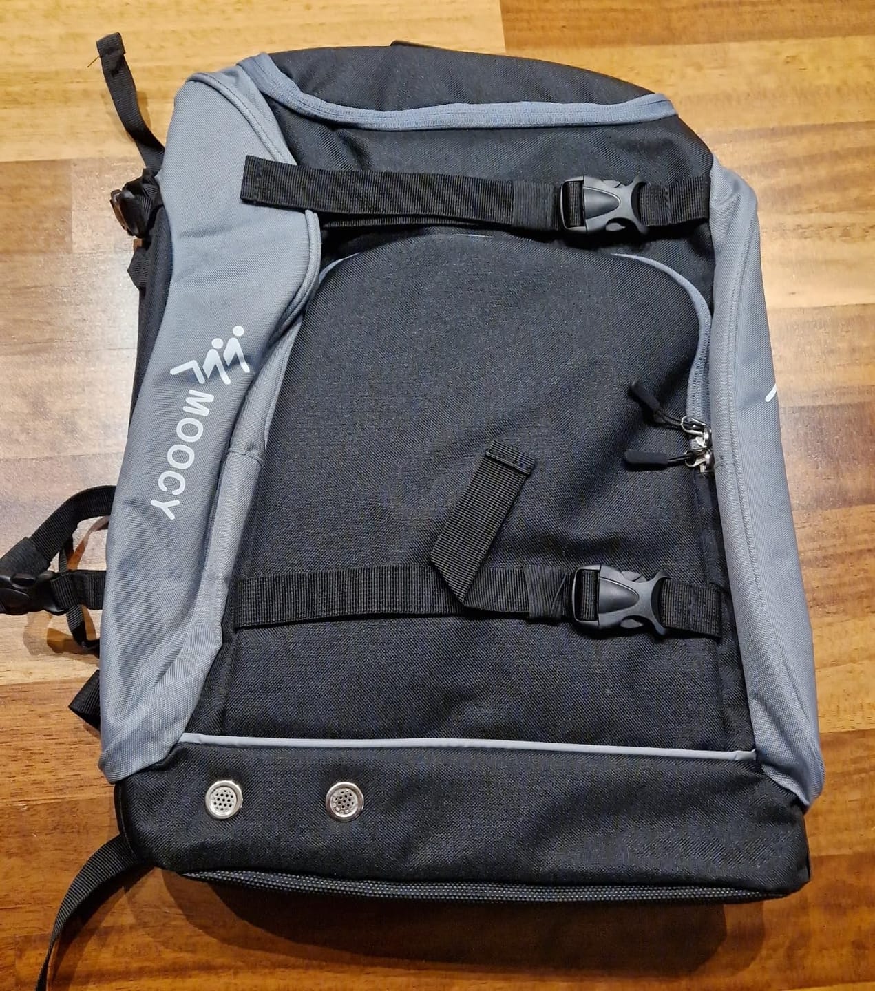 Customer photo review of 2200oz Ski Boot Bag Backpack – Large Capacity for Helmet, Boots & Gear