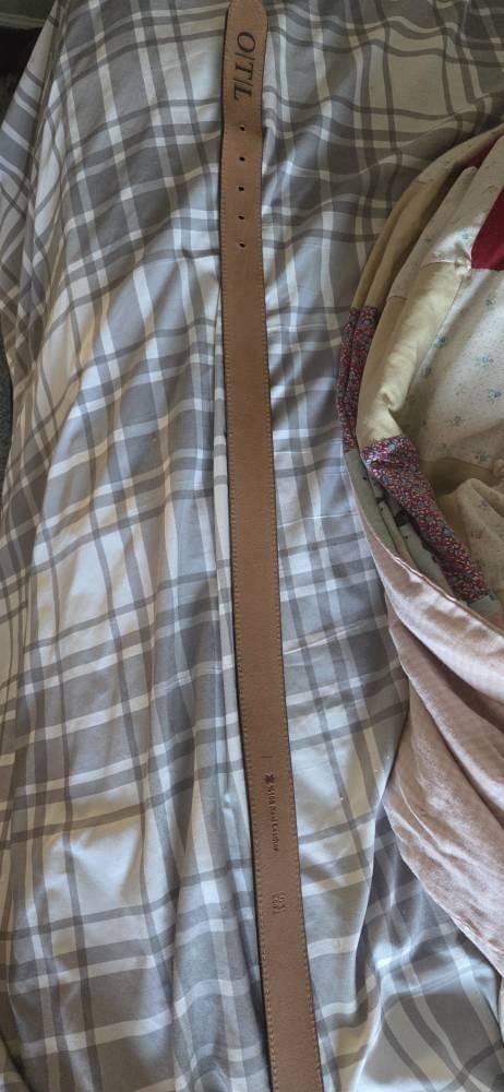 Customer photo review of Custom Leather Belt, Valentine's Day Gift for Boyfriend, Unique Gift for Husband