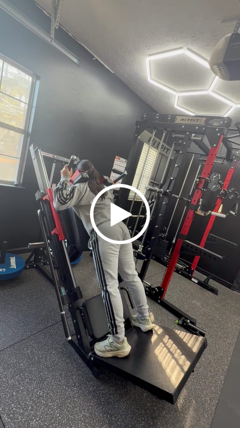 Customer video review of RitFit BLP01 45 Degree 3-In-1 Leg Press Hack Squat and Calf Raise Machine