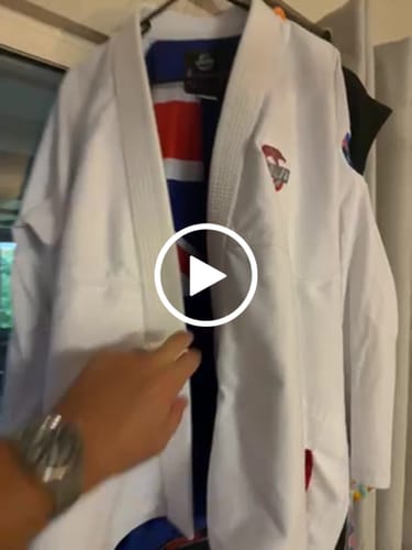 Customer video review of Australian White Sublimation Brazilian Jiu Jitsu GI (BJJ GI)