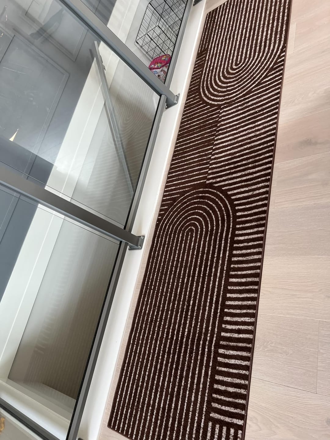 Customer photo review of Echo Washable Area Rug - Brown