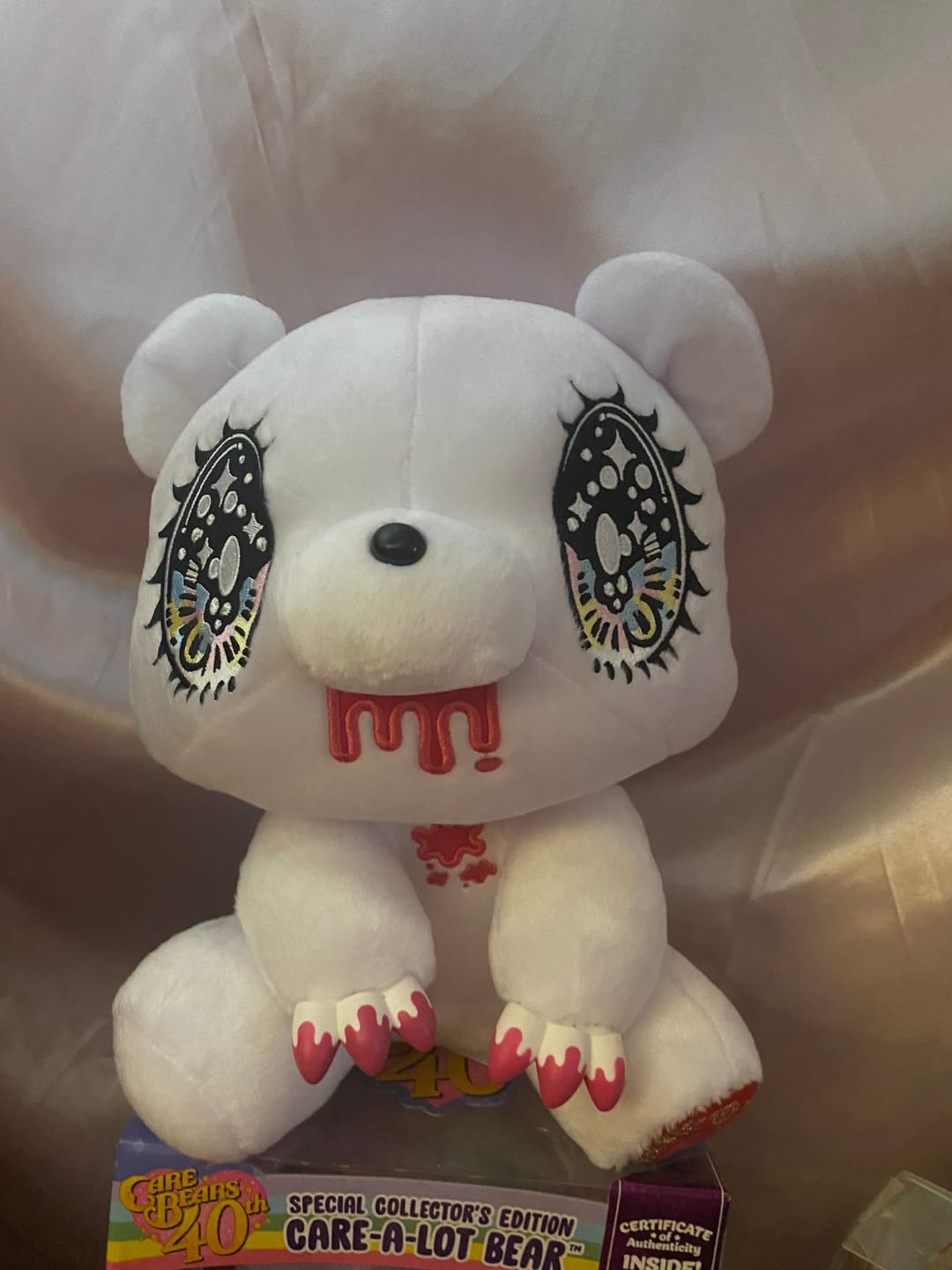 Customer photo review of Gloomy Bear x Yurie Sekiya Chax Taito Plush [WHITE] SHIPPING NOW!!