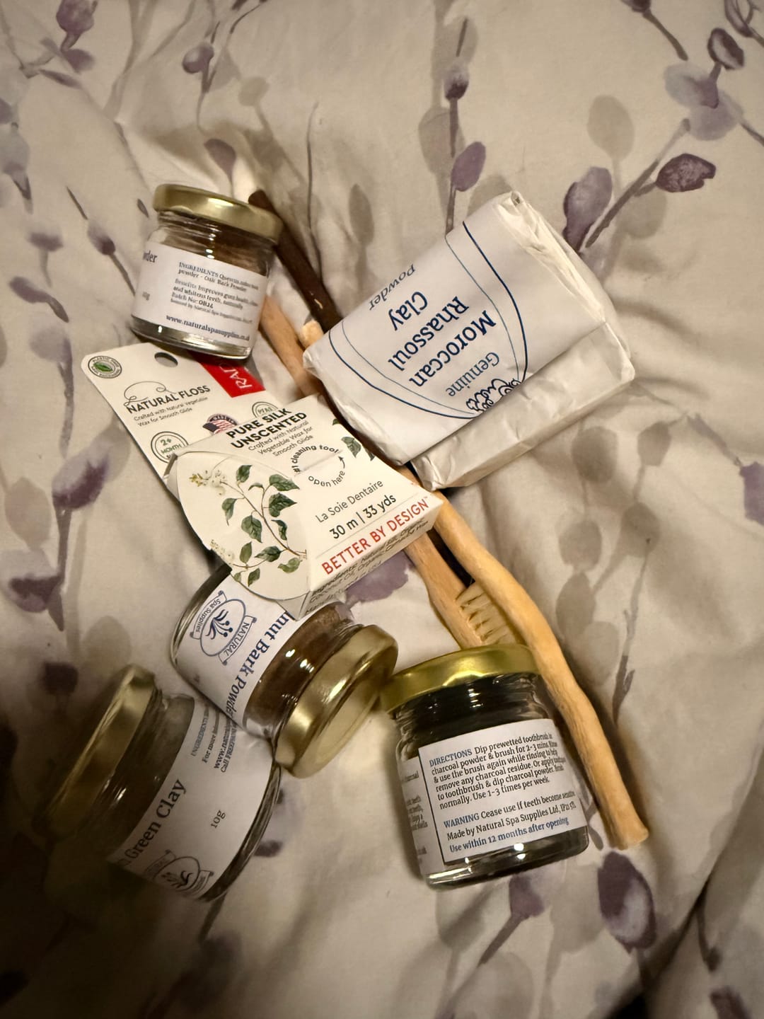 Customer photo review of Rhassoul Detox Clay for Washing the Hair, Face and Body