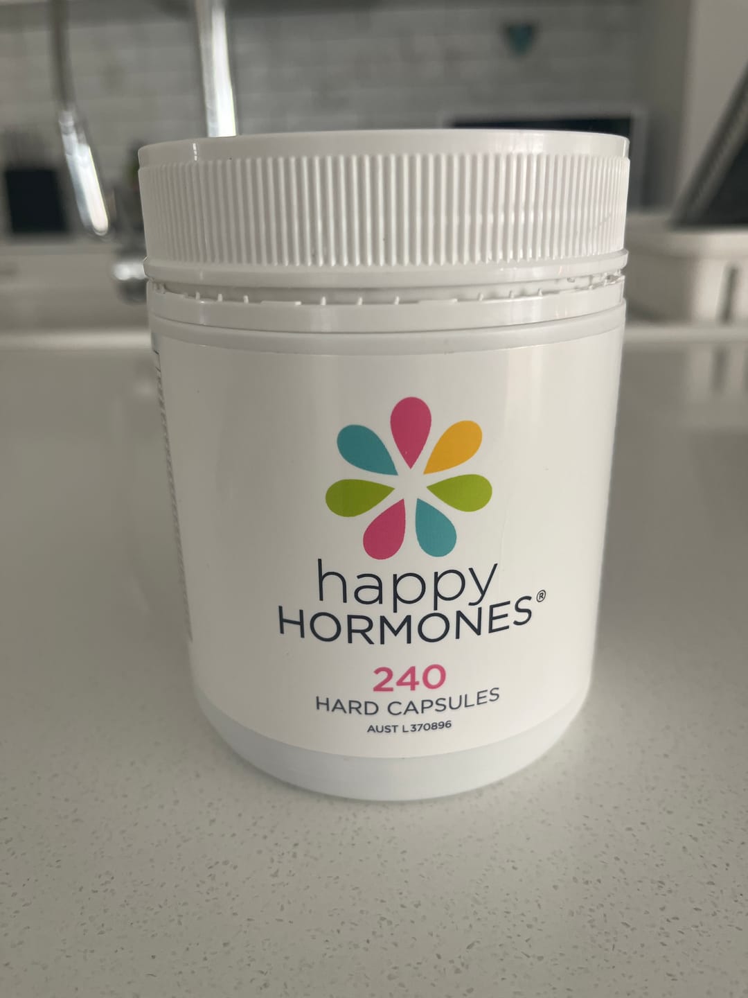 Customer photo review of Hormone Balance Supplement - Happy Hormones® Capsules