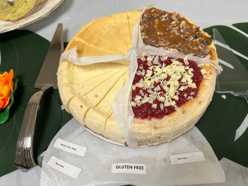 Customer photo review of OG Cheesecake Sampler