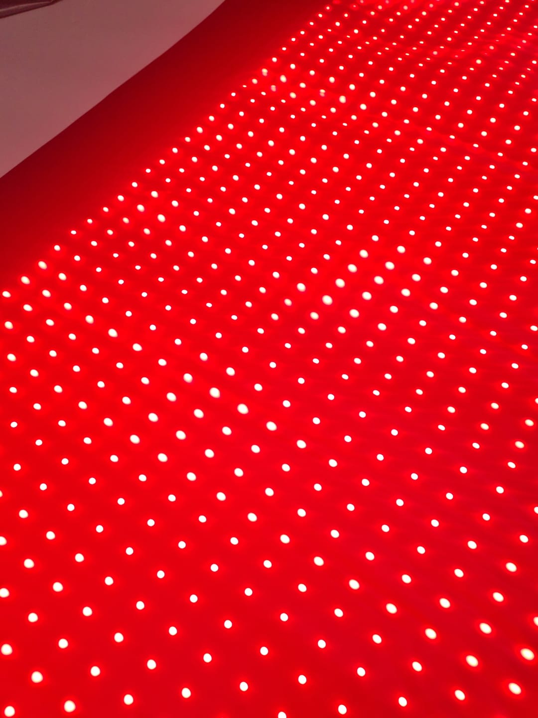 Customer photo review of LUMYHEALTH Dual-Pulse Red Light Therapy Mat for Pain Relief