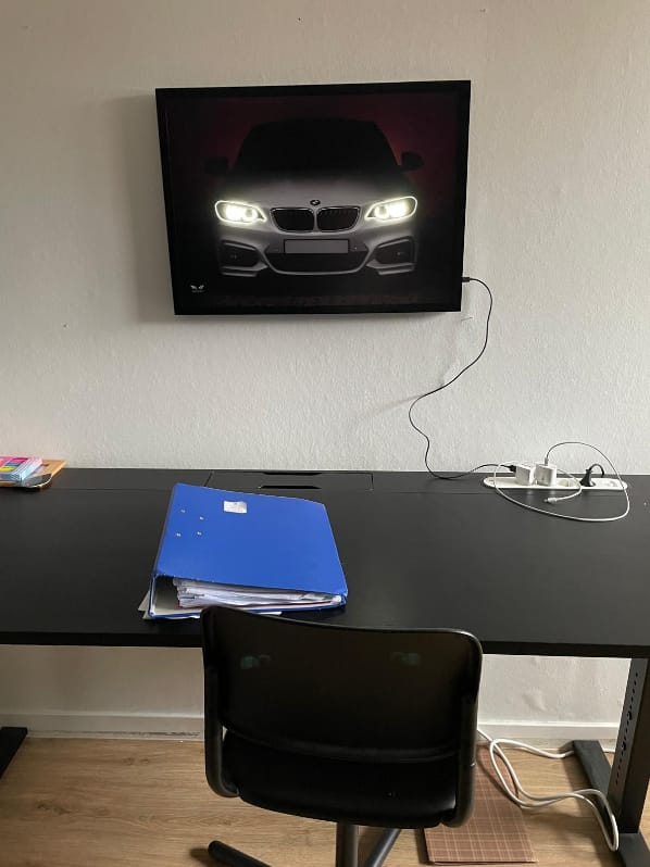 Customer photo review of BMW M240i F22 LED Poster A2