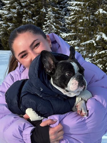 Customer photo review of Midnight | The Modular Puffer