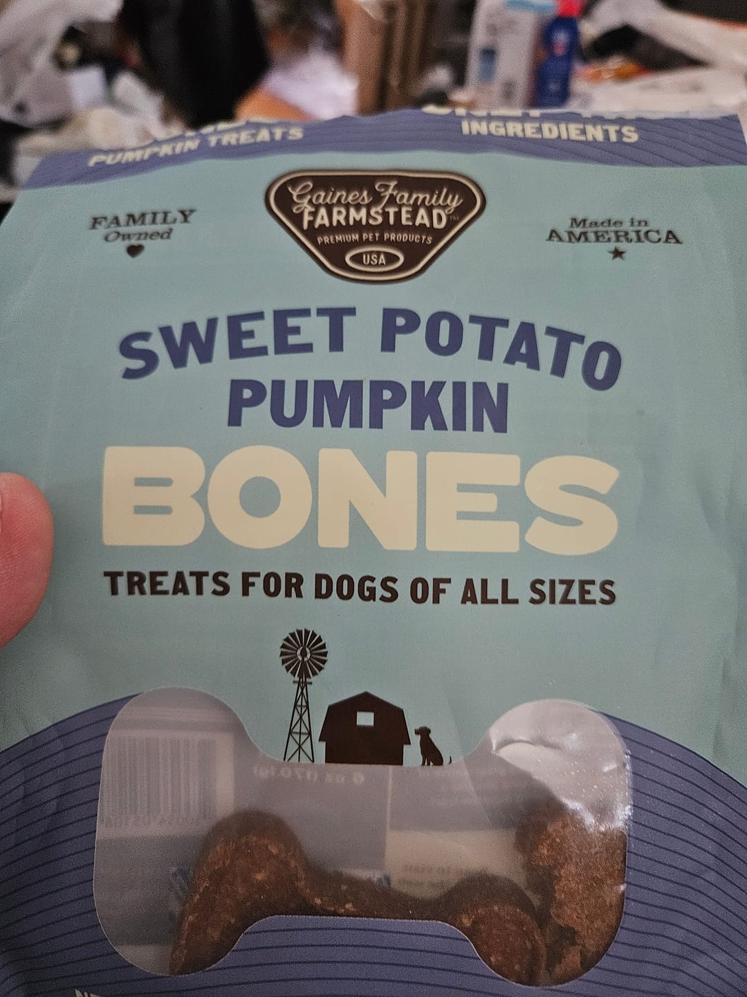 Customer photo review of Sweet Potato and Pumpkin Bones