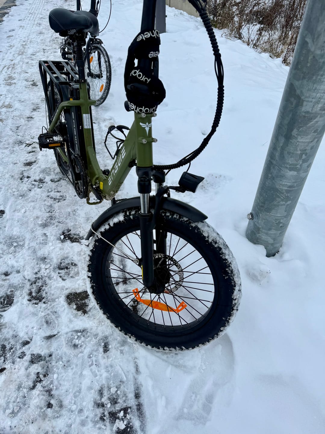 Customer photo review of Engwe L20 SE 250W 20" Foldable Electric Bike 561Wh Trekking Bike Step-through E-bike 36V 15.6Ah Battery
