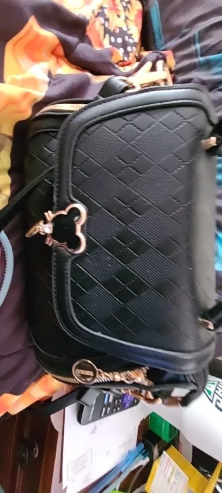 Customer photo review of Women tote handbag bag  for women shoulder bag  sac a main femme luxury designer Genuine leather women's bag Bow Bucket bag
