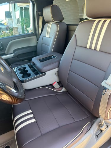 Customer photo review of Premium Custom-Fit Seat Covers