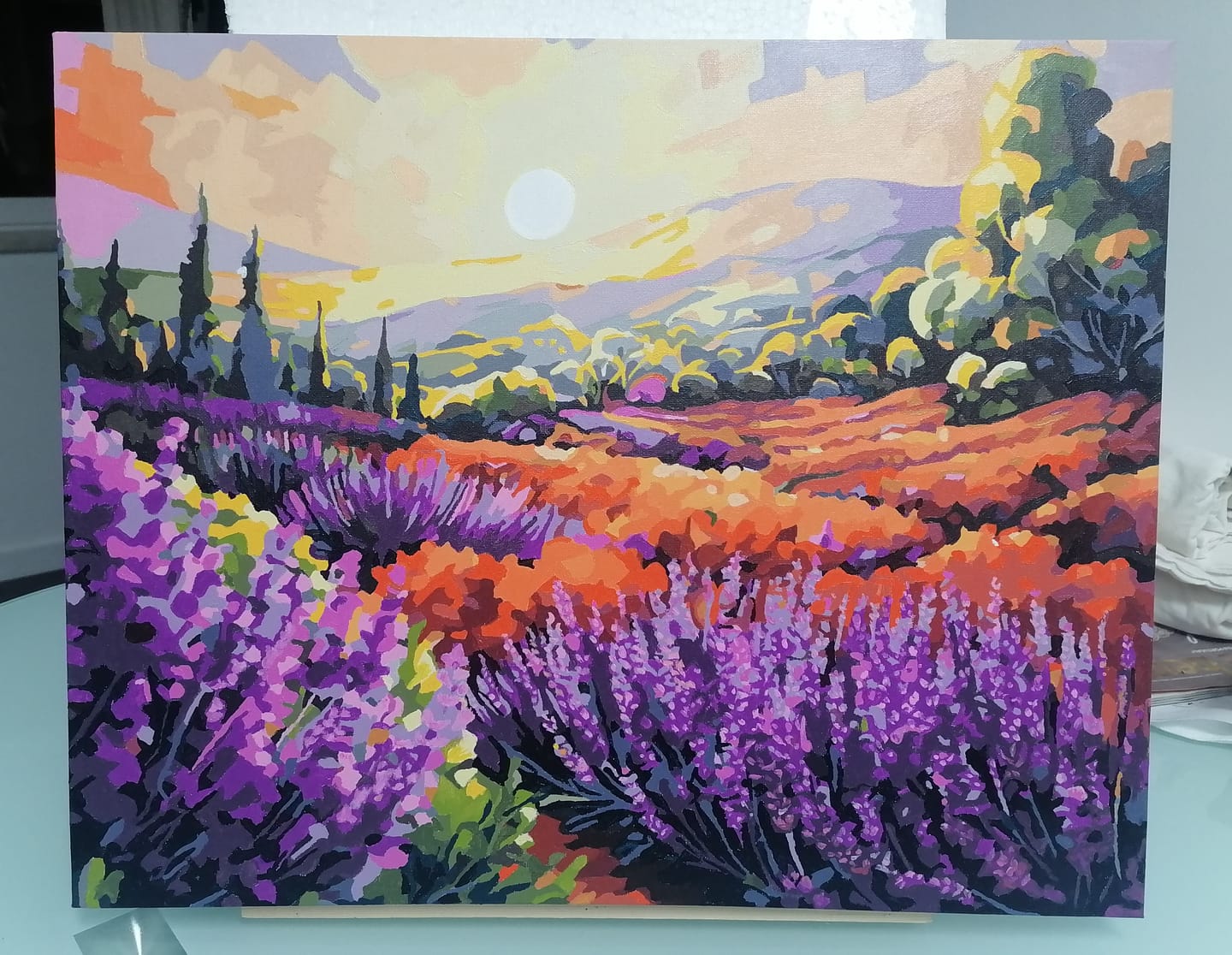 Customer photo review of Lavender Meadow Sunset