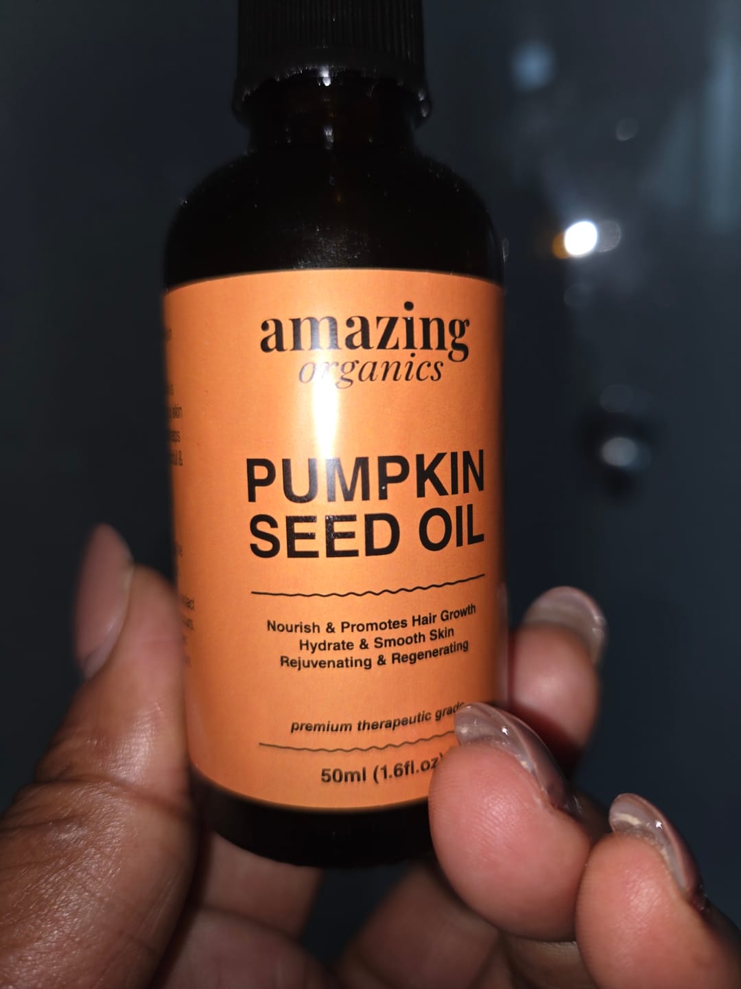 Customer photo review of Pumpkin Seed Oil