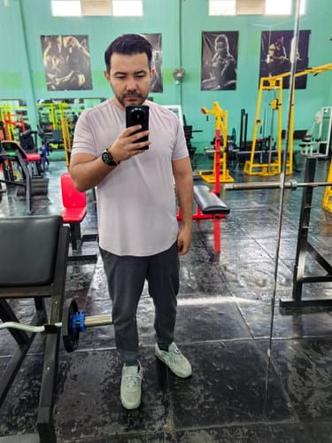 Customer photo review of Artial Performance Tee - Lavender